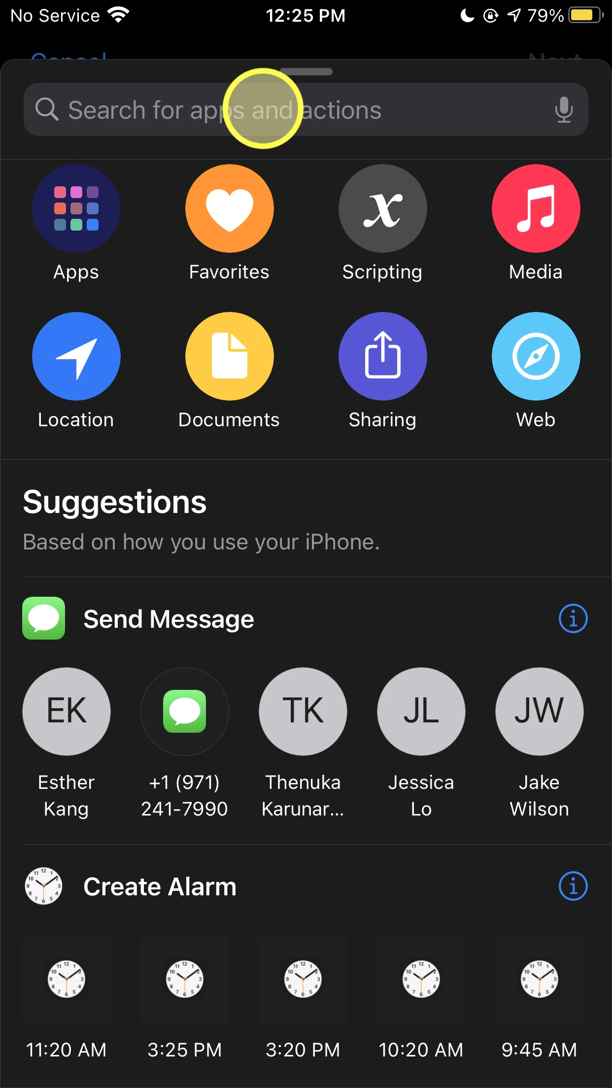 \2. Tap on search box