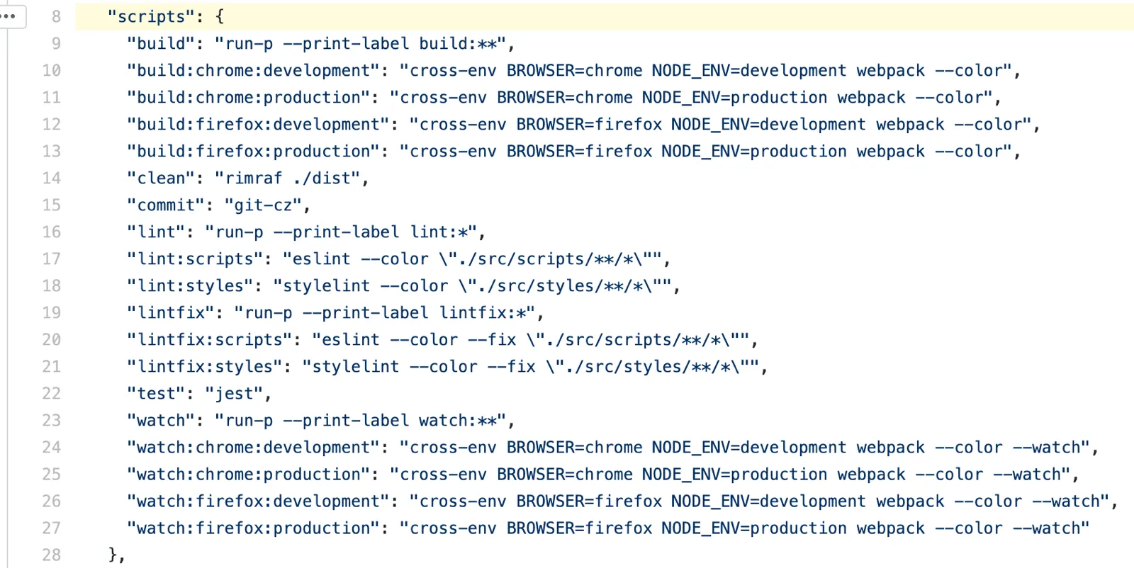 https://github.com/iorate/uBlacklist/blob/master/package.json#L8