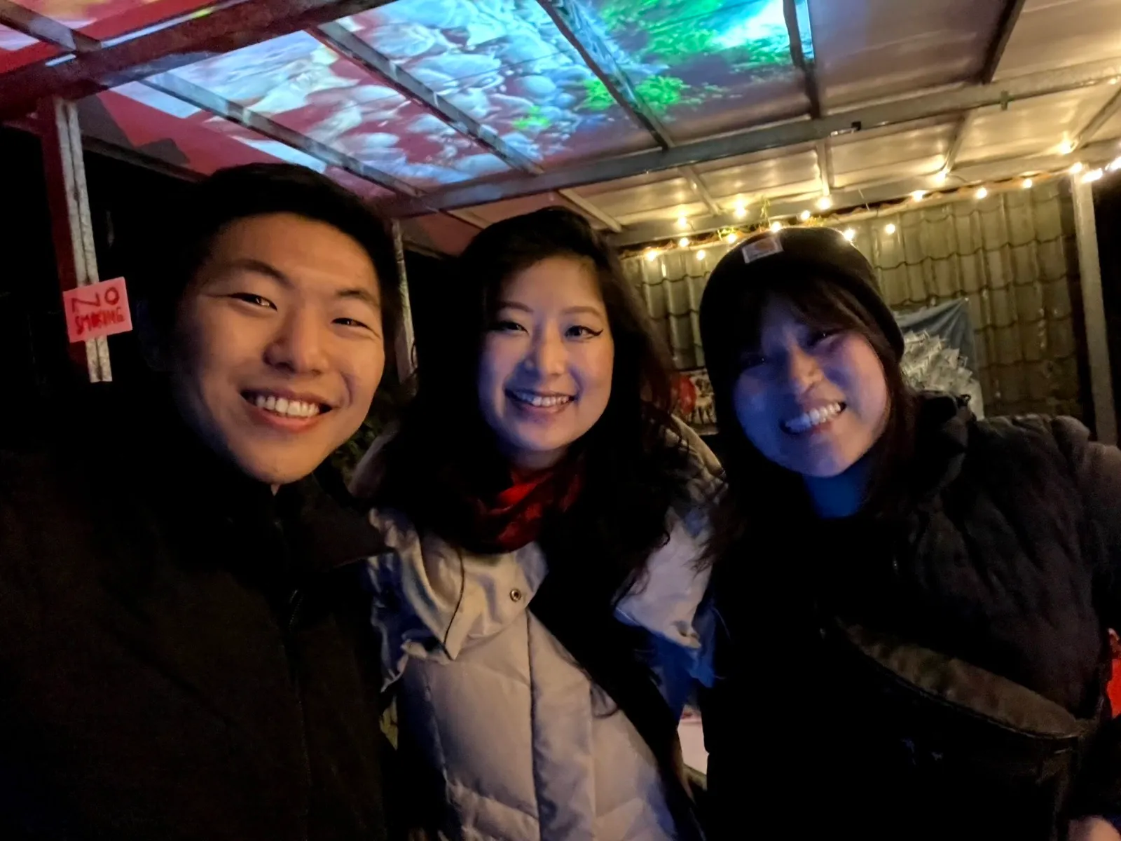 NYE party with my January roomies, Kelly and Tina!