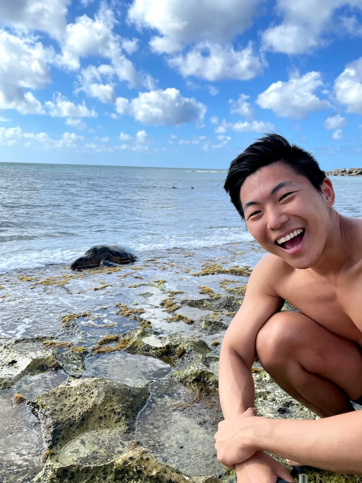 me & mr sea turtle