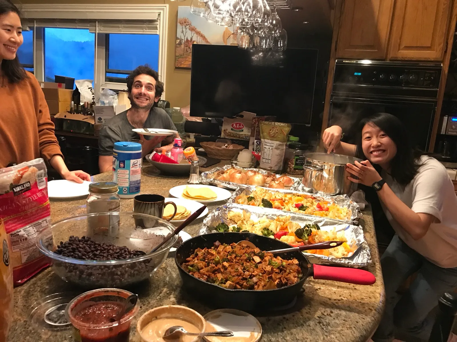 We eat a lot of veggies!!!