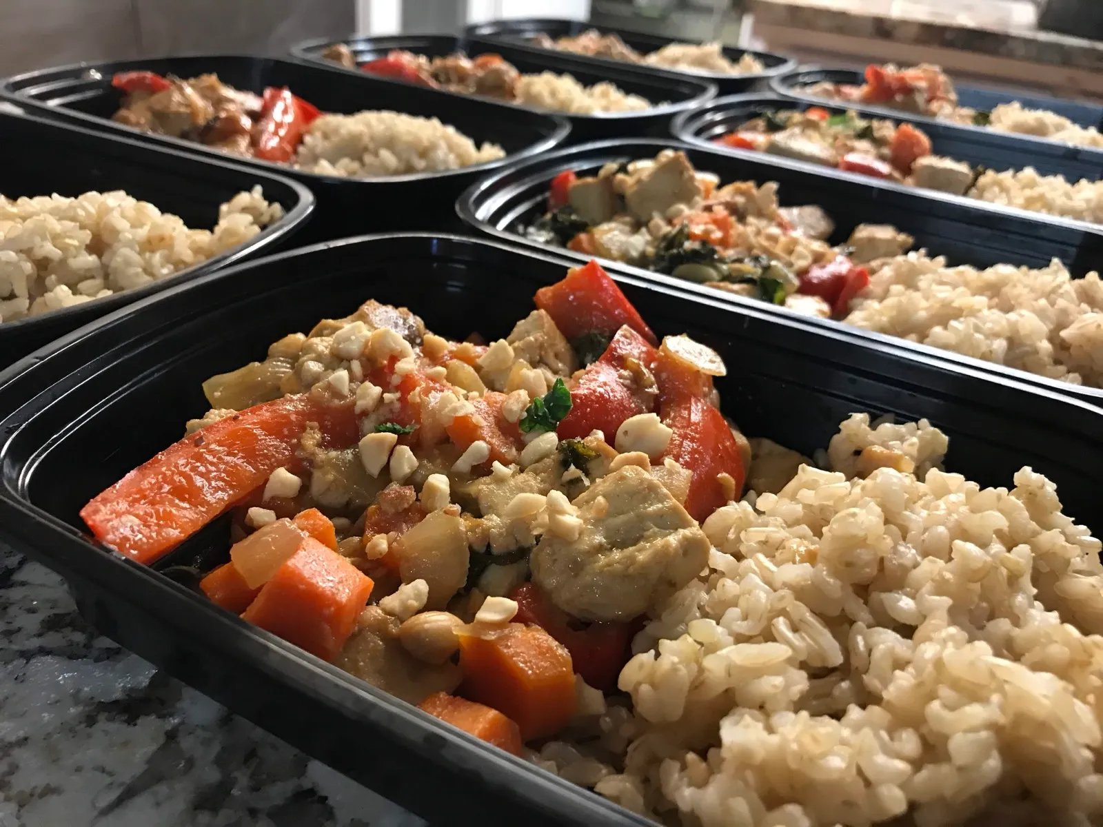I love tofu, so a lot of my meals had variations of baked or fried tofu.